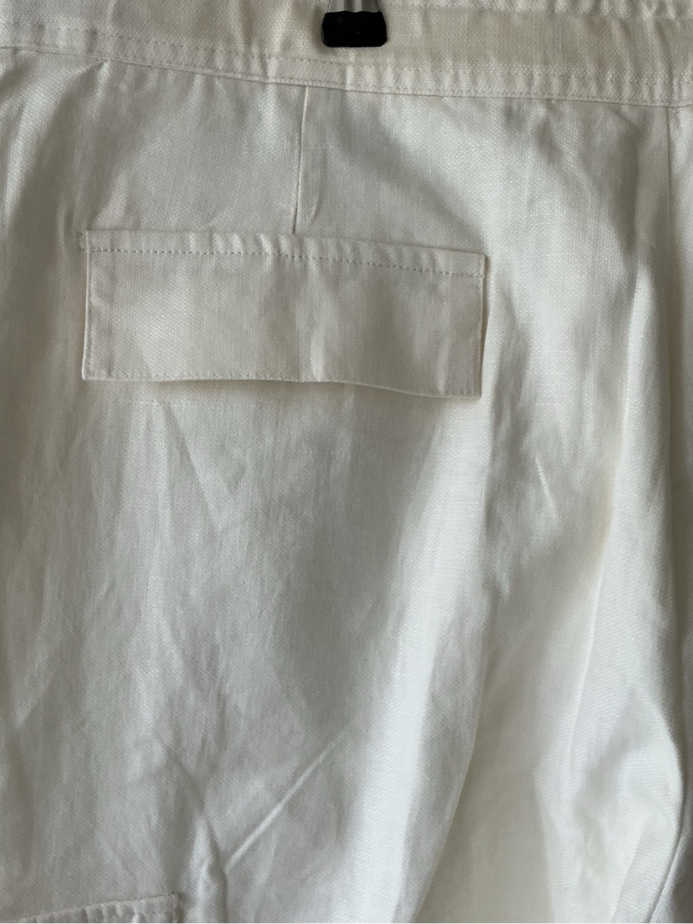 Claiborne Linen Blend Drawstring Cargo Pants L - Picture 6 of 12